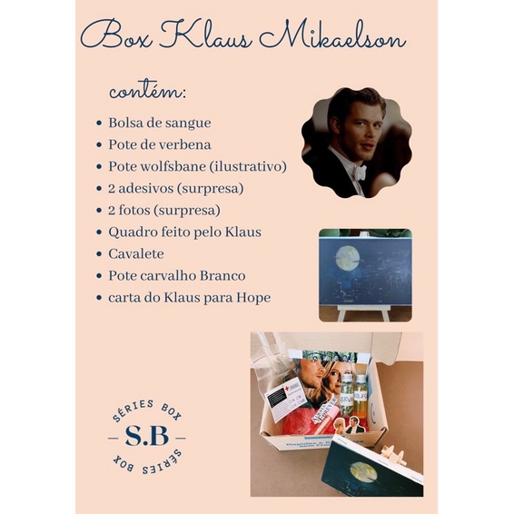 BOX KOL MIKAELSON - Comprar em lojaseriesbox