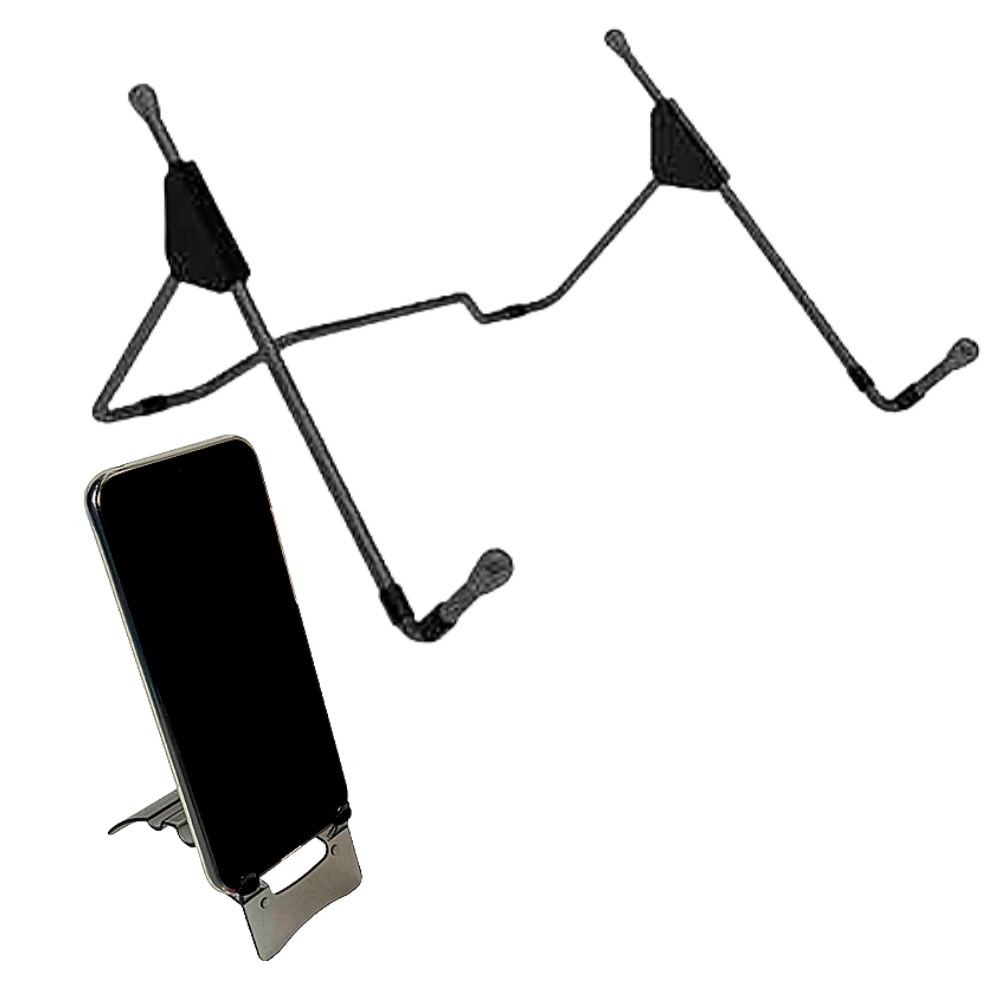 Suporte Ergonômico para Notebook Com apoio para Celular NR17