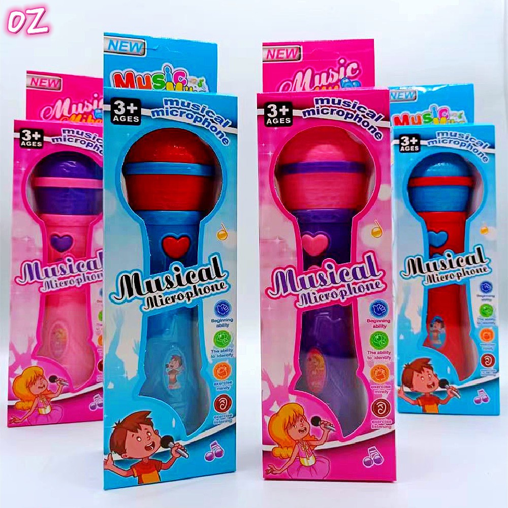 Brinquedo Microfone Infantil Musica Som Voz Criança Canto 