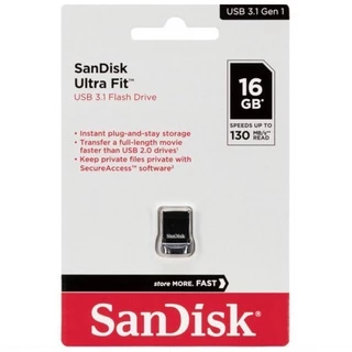 Pendrive Mini USB Ultra Fit 3.1 Flash Drive 16GB 130MB/s Sandisk