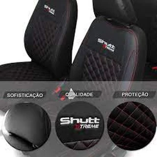 Kit capas automotivas banco couro Shutt Extreme Ford Ranger, Ford Ka, Ecosport, Focus, Fiesta, New Fiesta, Corcel, Escort