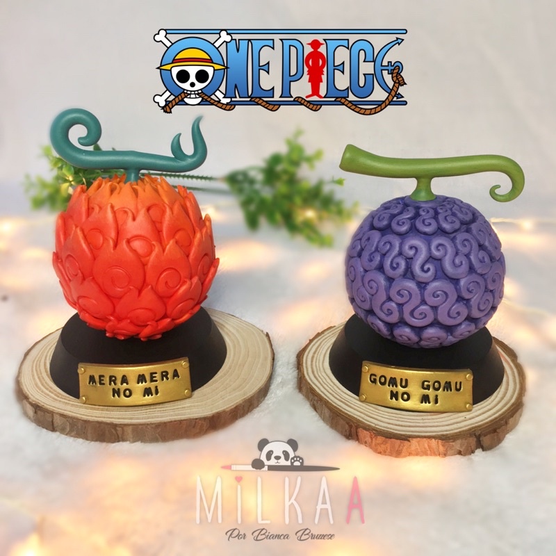 Akuma no mi - Gomu gomu & Kage kage - One Piece - Miniatura - Action Figure  - Devil Fruit