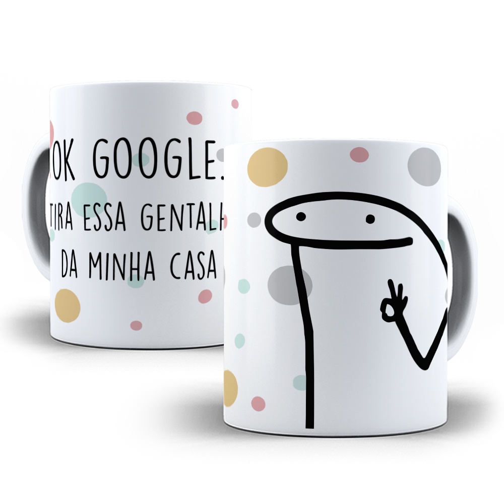 Caneca Meme Flork Dialogo