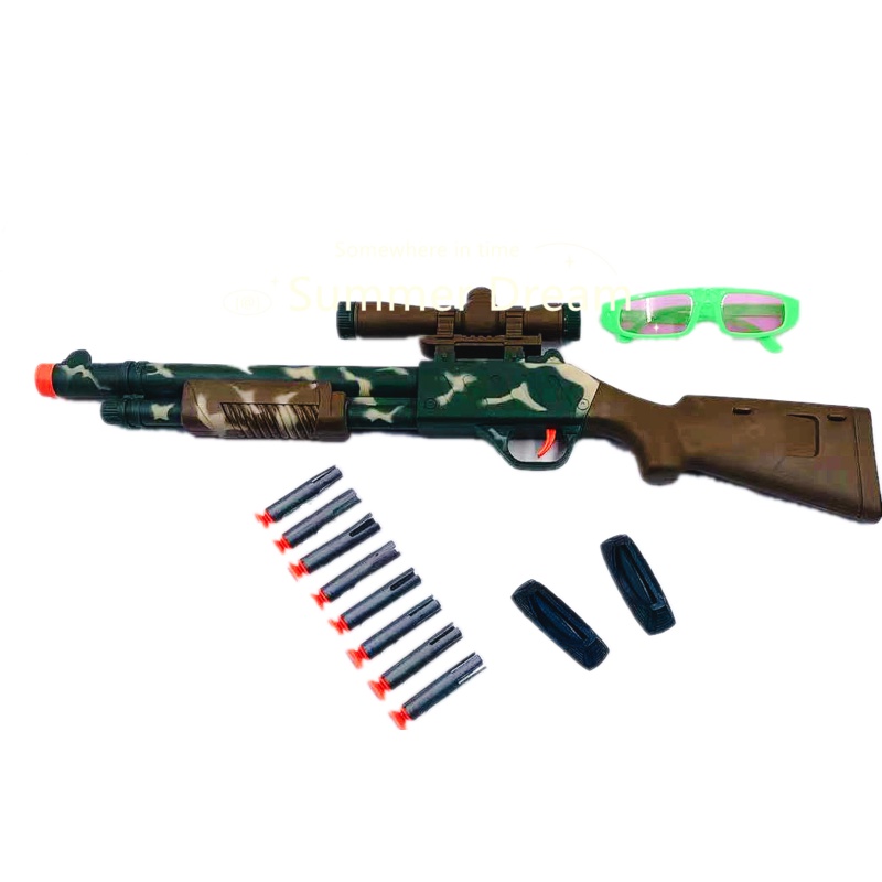 Arma de brinquedo para nerf armas metralhadora automática 3 modos sniper  gun 2 revistas diy brinquedo motorizado blasters espuma brinquedos