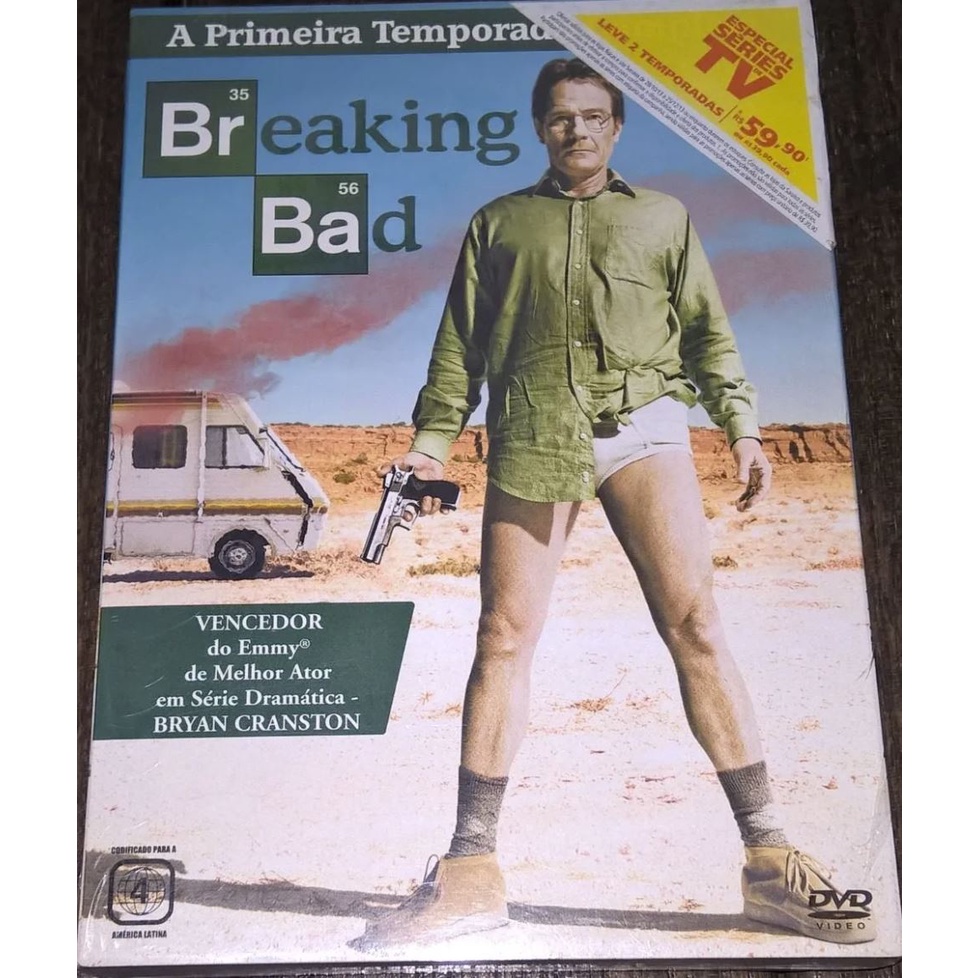 Dvd Breaking Bad - 1ª Temporada - 3 Discos - Lacrado | Shopee Brasil