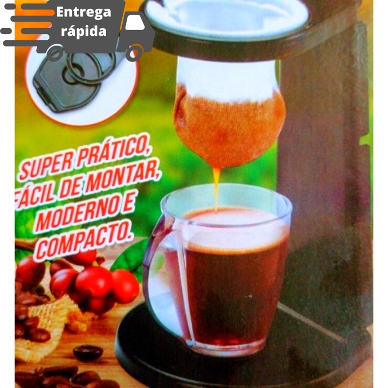Suporte C/ Coador De Café Dobrável - Expresso No Coador | Shopee Brasil