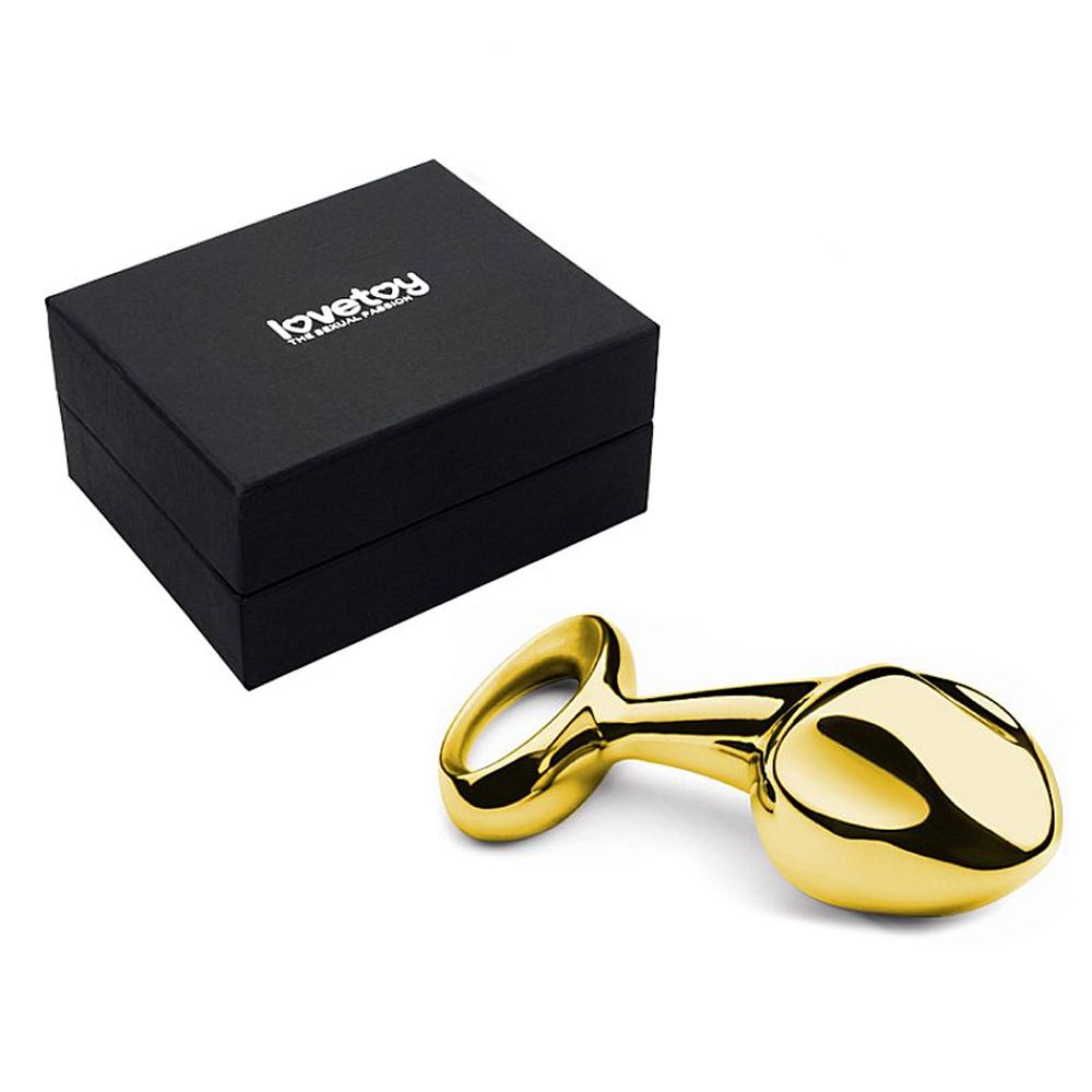 Plug Anal Em Aço Luxo Lovetoy 10x3,3cm Mega Import