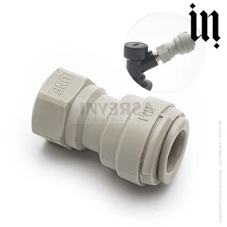 Engate Rápido Dmfit 3/8" C/ Rosca Fêmea 7/16" Para Ball Lock de Rosca
