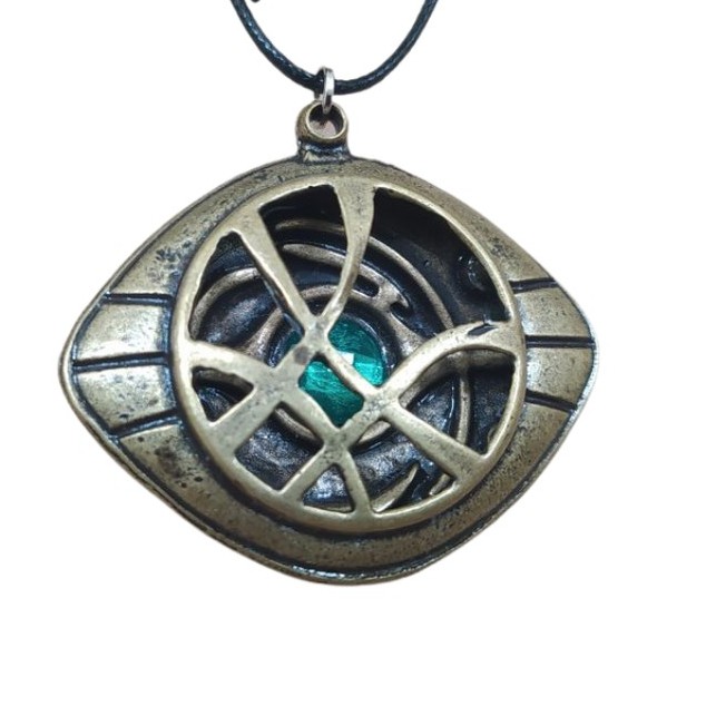 MARVEL DRSTEYEPNK03 Doutor Estranho Olho de Agamotto Colar com pingente,  ouro