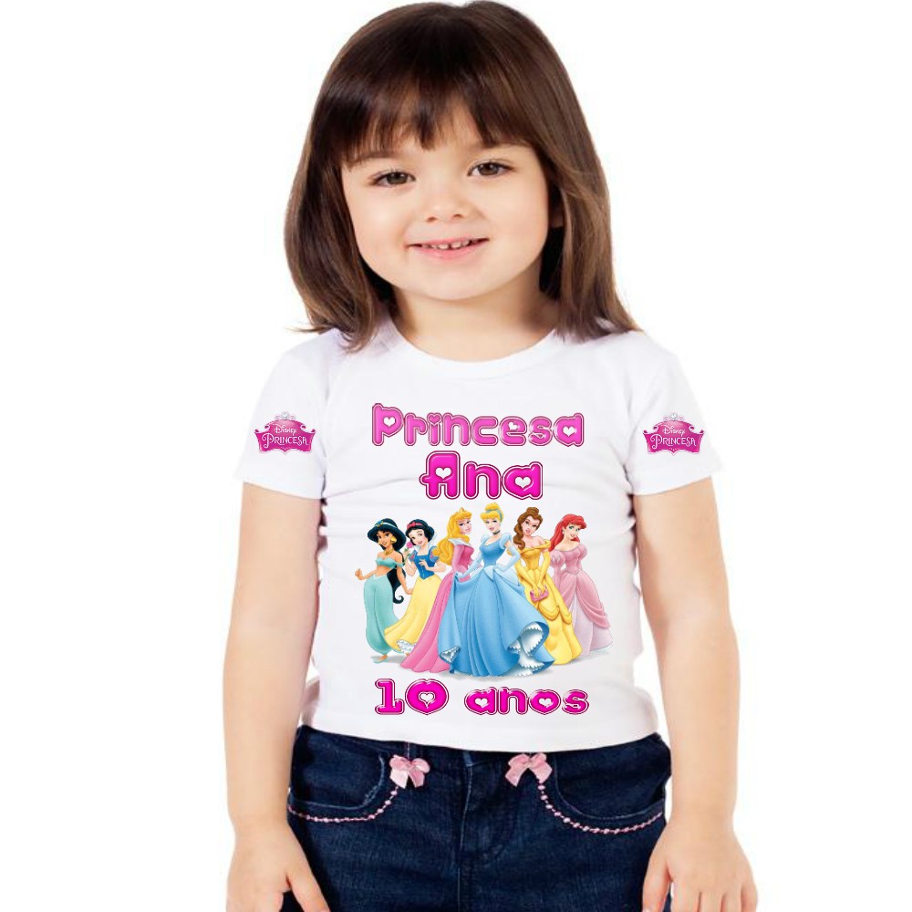 Camisetas personalizadas best sale princesas disney