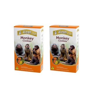 Combo 2 unidades Ração Comida Para Macaco Alimento para primatas Alcon Monkey Cookies