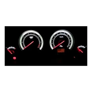 Acetato Translucido Painel Astra Zafira Ss Branco + 3 Leds