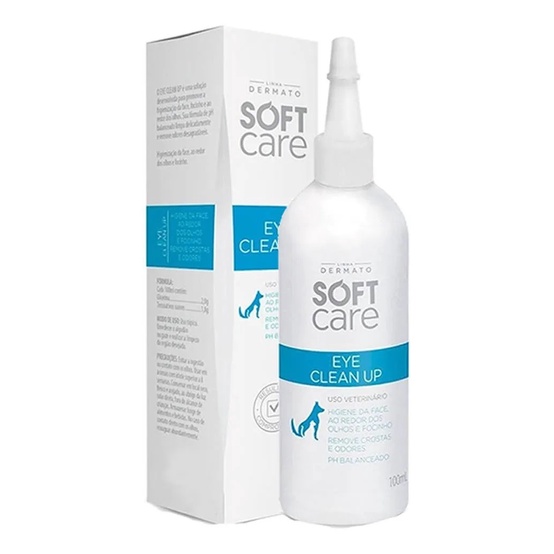 Eye Clean Up Soft Care 100ml Pet Society - Cão e Gato | Shopee Brasil