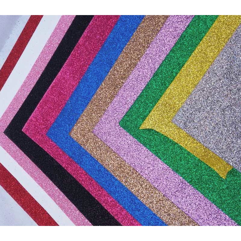 Pacote de folhas de EVA com Glitter com 5 folhas | Shopee Brasil