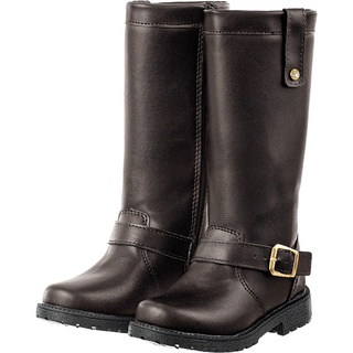 Bota Montaria GiGiL Teen Infantil Coturno Feminino Meninas Cano Alto Rasteira Moda Atual Blogueira Festa Country Rodeio