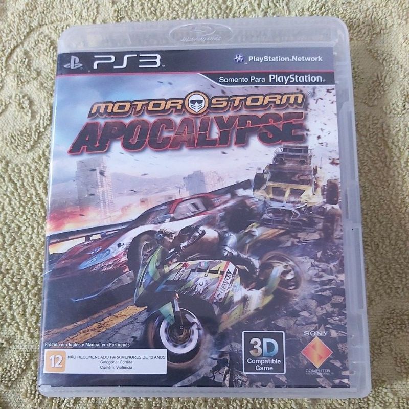 Motorstorm Apocalypse Jogo Ps3 Playstation 3 Corrida