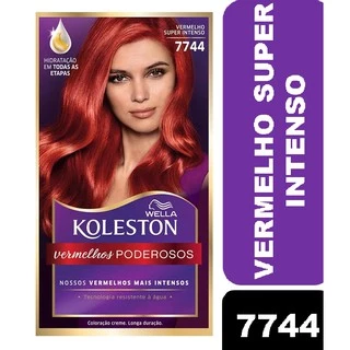 Tintura Koleston Vermelhos Poderosos - 7744 Vermelho Super Intenso