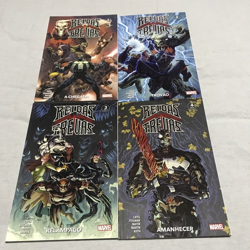 HQ Rei das Trevas 1-4 completo Panini marvel