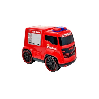 Caminhão de brinquedo Truck Polícia Preto Bs Toys