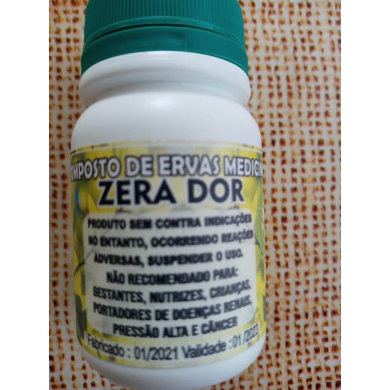 Remédio natural para dores na coluna Zera Dor | Shopee Brasil