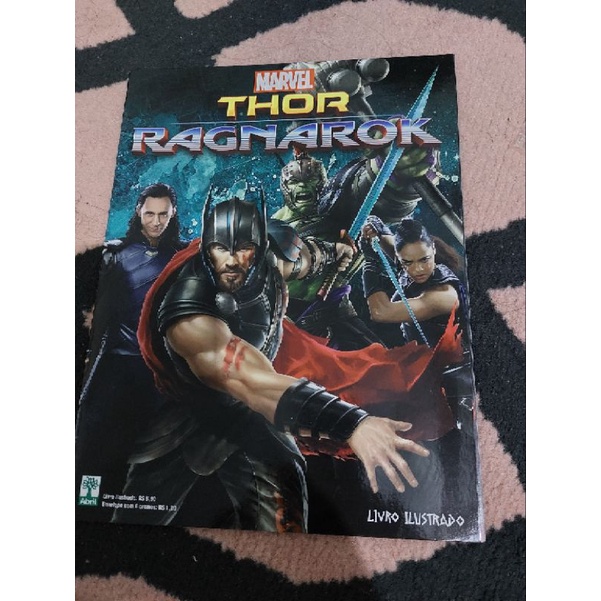 Kit Album Marvel Thor Ragnarok + 200 figurinhas (50 envelopes) | Shopee ...