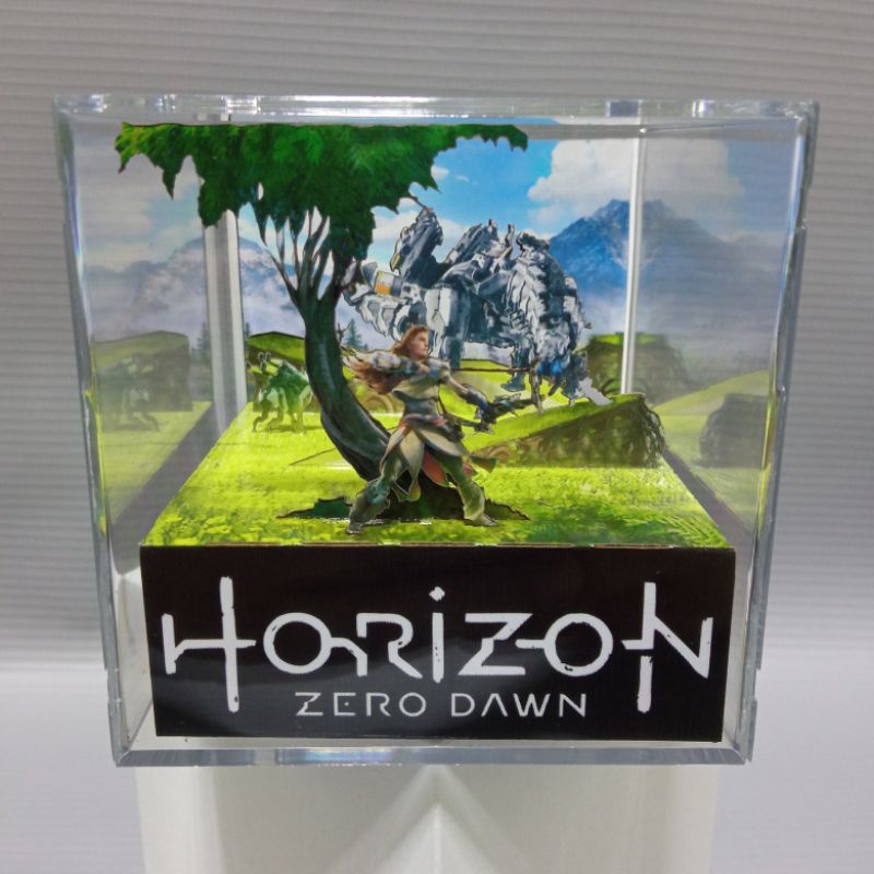 Cubo Diorama Horizon Zero Dawn