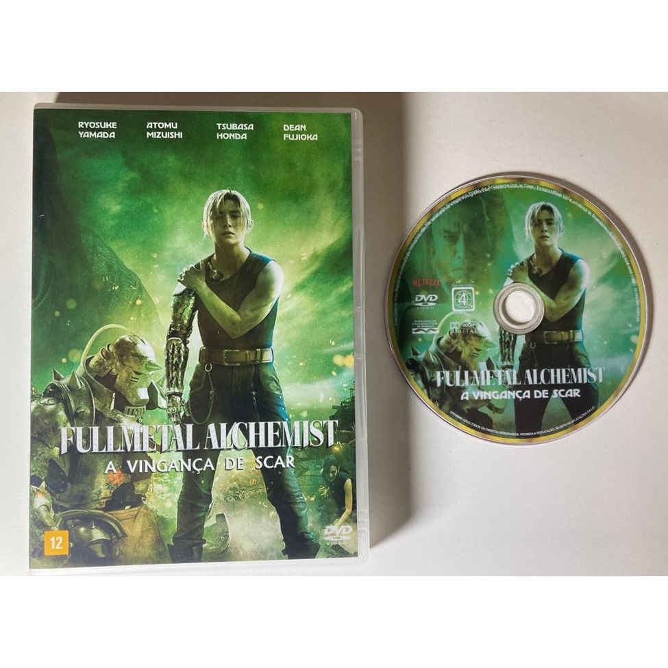 DVD - Fullmetal Alchemist - A Vingança de Scar - Dublado e Legendado