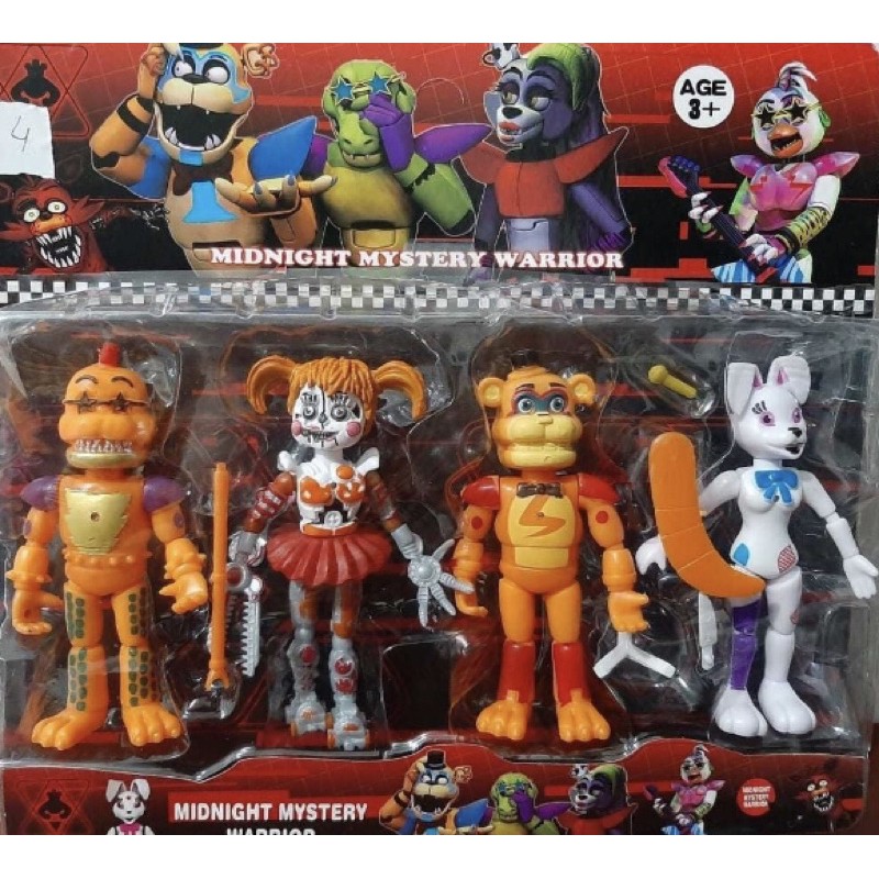 Kit com 4 Bonecos Five Nights At Freddy's Pronta entrega | Shopee