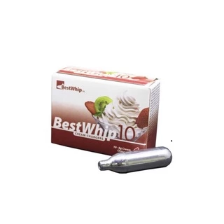 Cápsula para chantilly - Bestwhip cx com 10 un