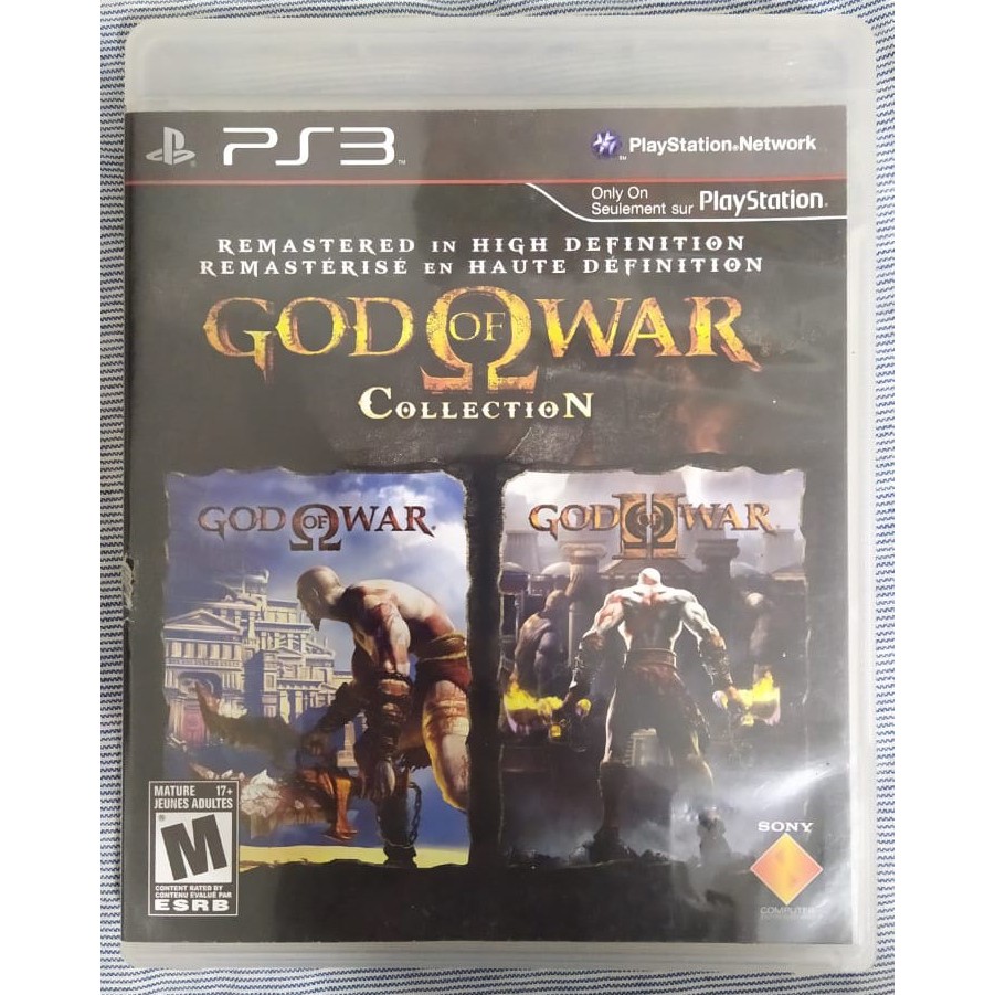 Jogo God of War Collection Favoritos - Playstation 3 - Seminovo