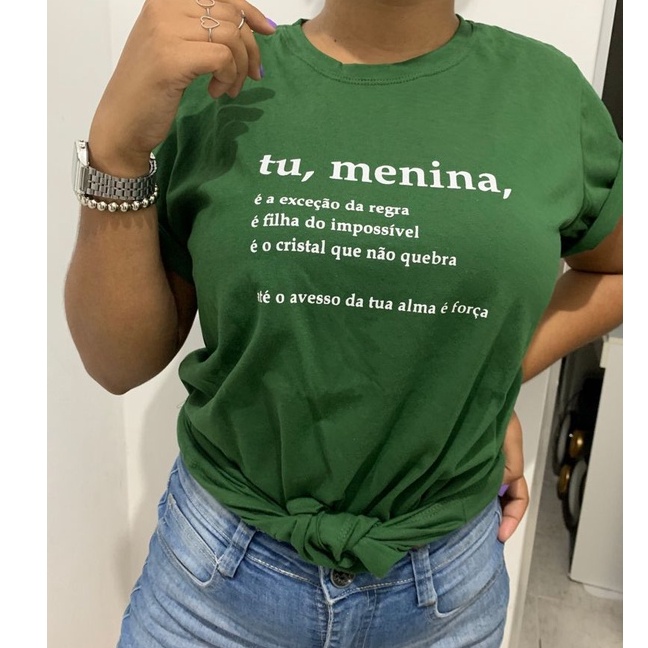 T-Shirt - Trendy - Verde - Minha T-Shirt - Maior Atacadista de T-Shirt 100%  Algodão do Brasil