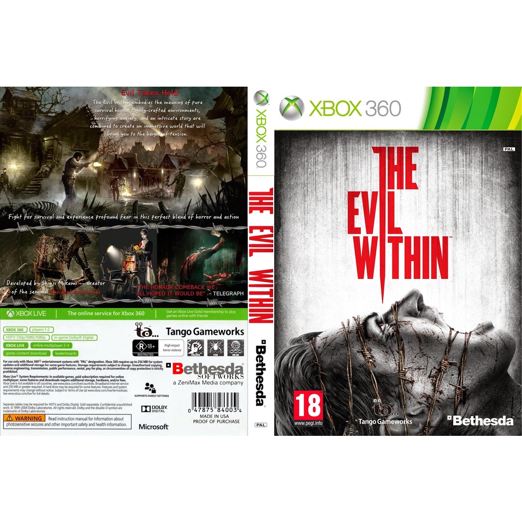 THE EVIL WITHIN XBOX 360 | Shopee Brasil