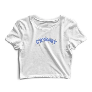 Blusa Blusinha Cropped Tshirt Camiseta Feminina Cry Baby