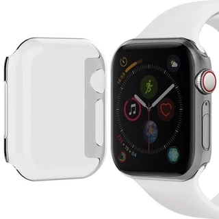 Case capa capinha fechada Acrilico ou Silicone transparente Para Apple Watch 38mm 40mm 41mm 42mm 44mm 45mm