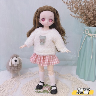 Adollya 1/6 BJD Bonecas 21 Articulações Móveis 30 Centímetros Com Roupas 12  Polegada Boneca Anime Olhos Conjunto Completo Kawaii Brinquedos Para As