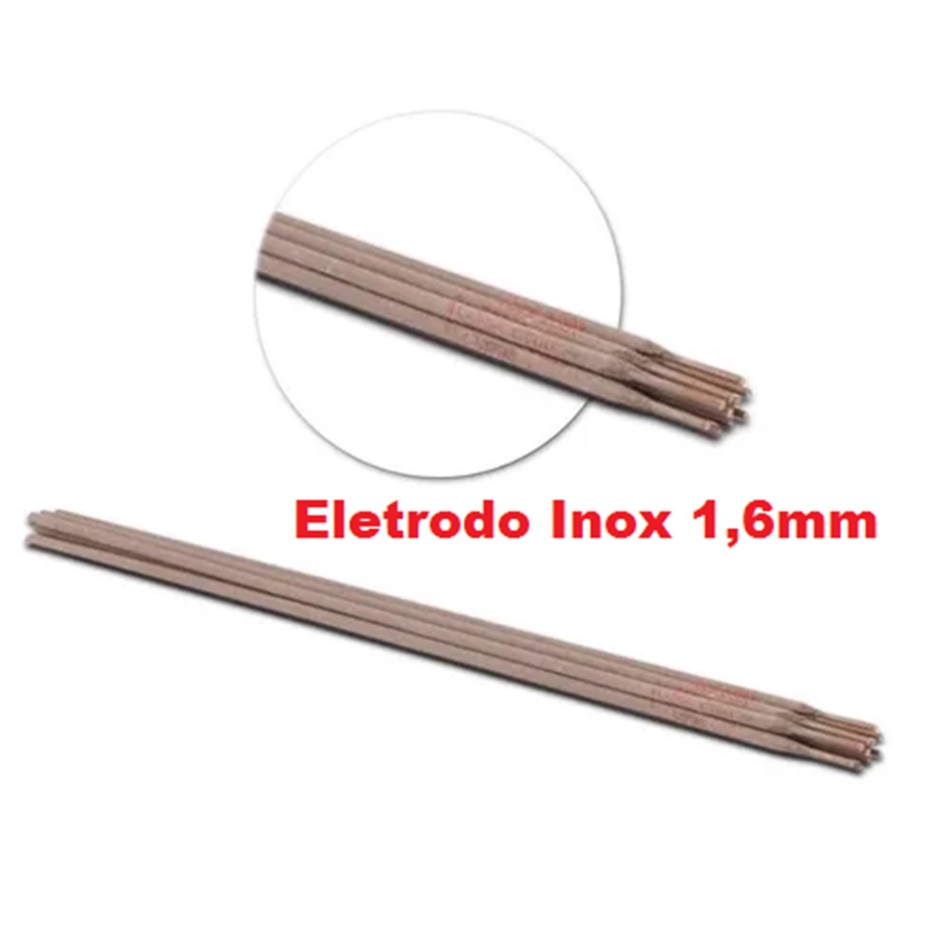 20 Eletrodo Solda Chapa Fina Aço Inoxidável 308l -1,6mm | Shopee Brasil