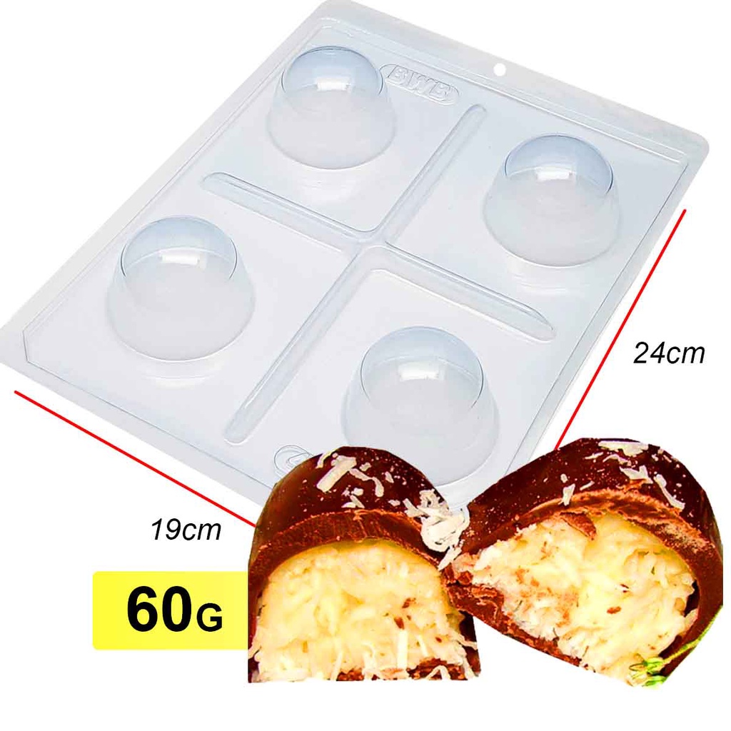 Forma Trufa Grande Especial 3 camadas Cód 42 BWB | Shopee Brasil
