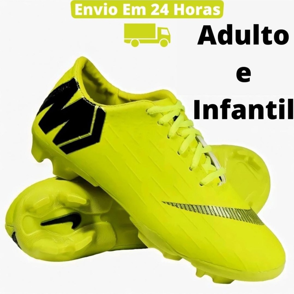 Chuteira de futebol sem gravata para meninos e jogos, chuteira profissional  infantil com cores sortidas para meninos e meninas - Temu Portugal