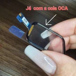 tela vidro touch apple watch + OCA serie 4/5/6/SE - 40mm - 44mm - Premium