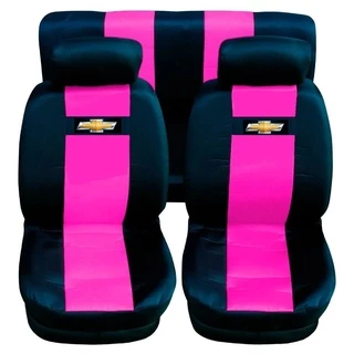 Capa De Banco Automotivo Para Carros Corsa Celta Prisma Onix Agile Tecido - Cores Vermelha,Verde,Azul,Preta,Cinza,Rosa