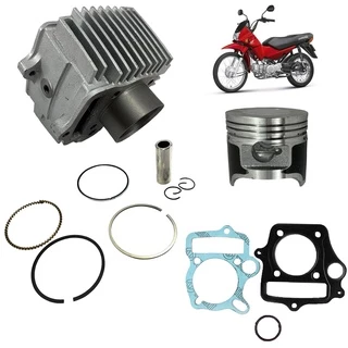 Kit Cilindro Motor Camisa Pistão Honda Pop 100 2009 a 2015 Stand