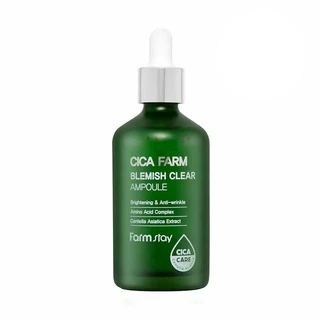 farmstay farm stay cica farm blemish clear ampoule 100ml em Oferta na Shopee
