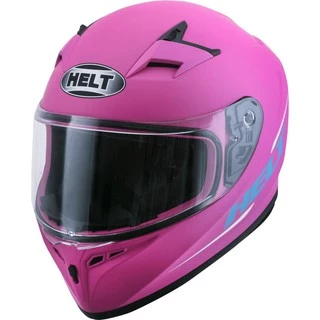 Capacete Para Moto Integral Helt Street Polar Rosa pink fosco feminino fechado