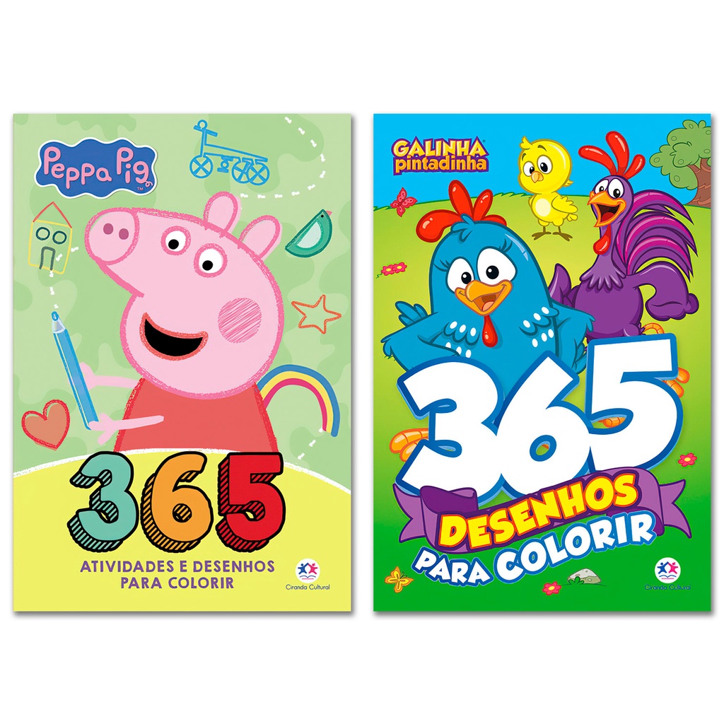 365 Desenhos para Colorir, Peppa Pig