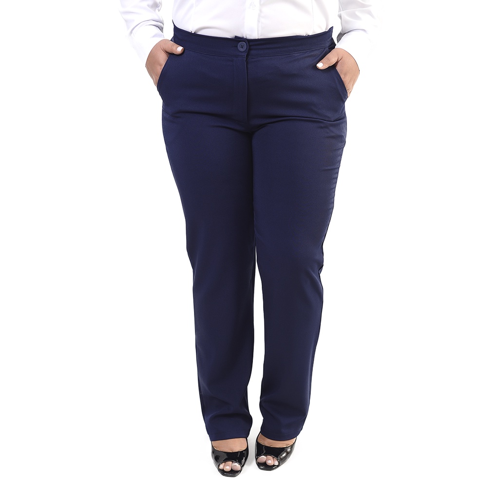 Calça feminina social casual com bolso uniforme profissional todos os tamanhos direto do fabricante