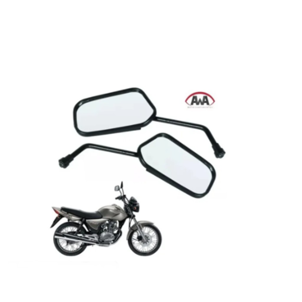 Retrovisor espelho moto mini CG125 CG150 Fan Titan Sport 2000 a