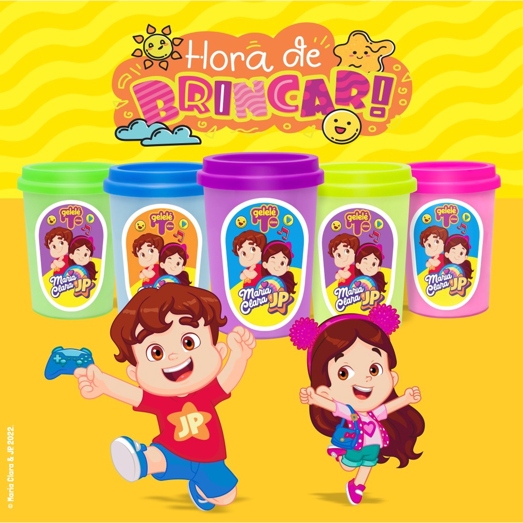 Gelelé Slime Maria Clara e JP kit 5 potes 180g | Shopee Brasil