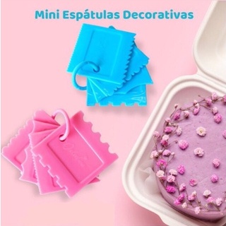 Jogo 8 Espatulas P/ Confeitaria Artistica Decorar Bolo Torta