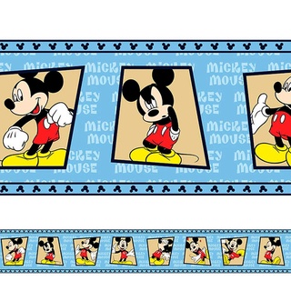 Adesivo de parede faixa Mickey 3
