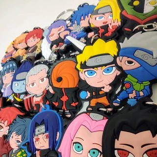 Chaveiros de Borracha Anime, Personagens, Geek, Nerd, ANIMES MUITOS MODELOS